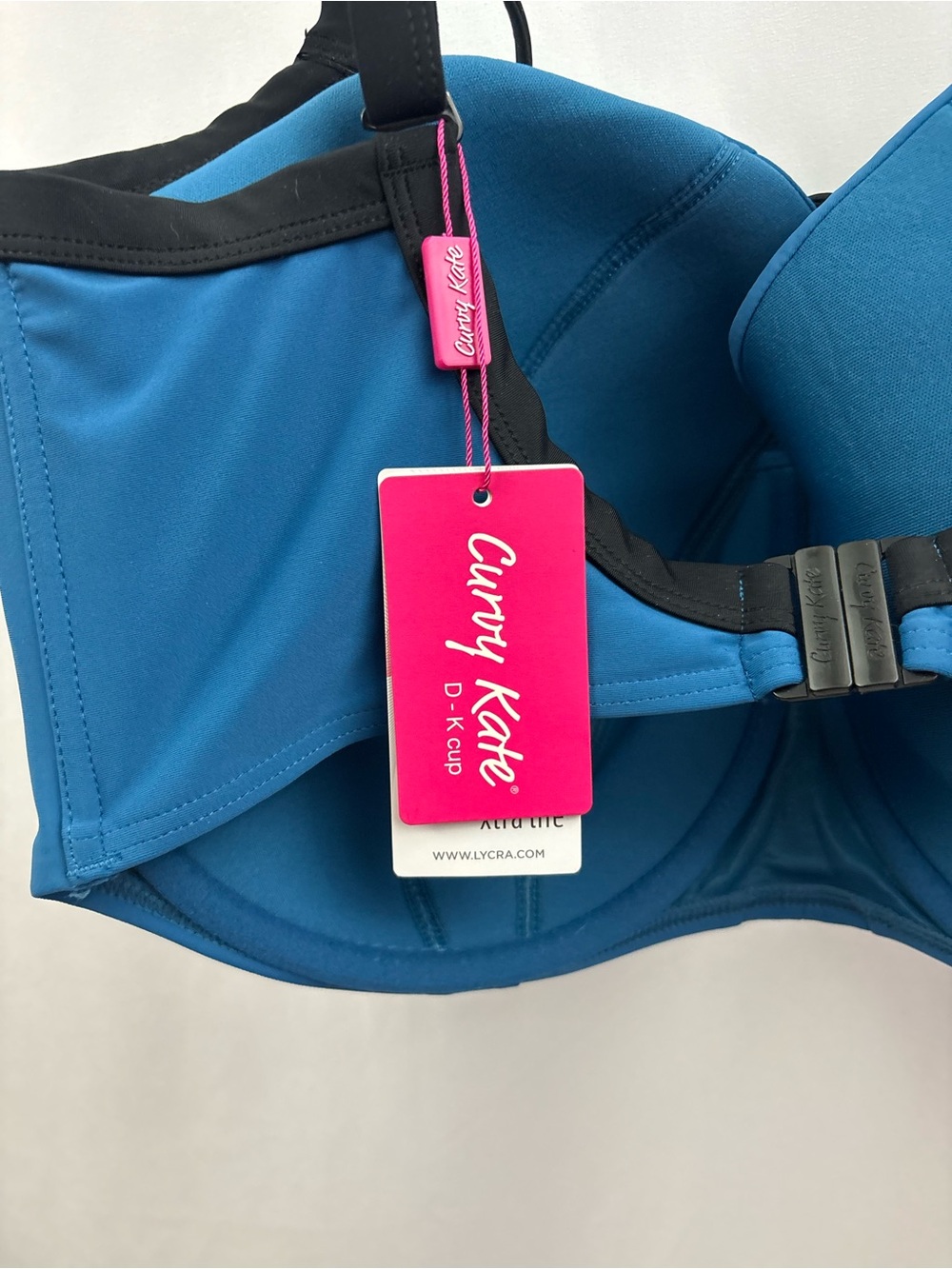 Curvy Kate Women’s Rock The Pool Padded Balcony Bikini Top US 40N NWT Blue - Picture 9 of 11